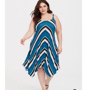 Torrid sharbite hem dress in real chevrons